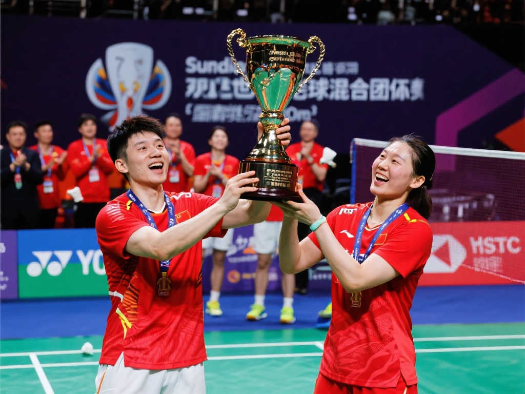 苏迪曼杯冠军!王昶晒国羽全家福:团队与国家荣耀,尽在不言中 苏迪曼杯冠军!王昶晒国羽全家福:团队与国家荣耀,尽在不言中